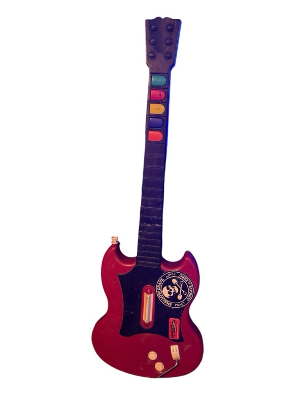 PS2 Red Octane Gibson Guitar SG Wired Controller ~ Sony PlayStation 2